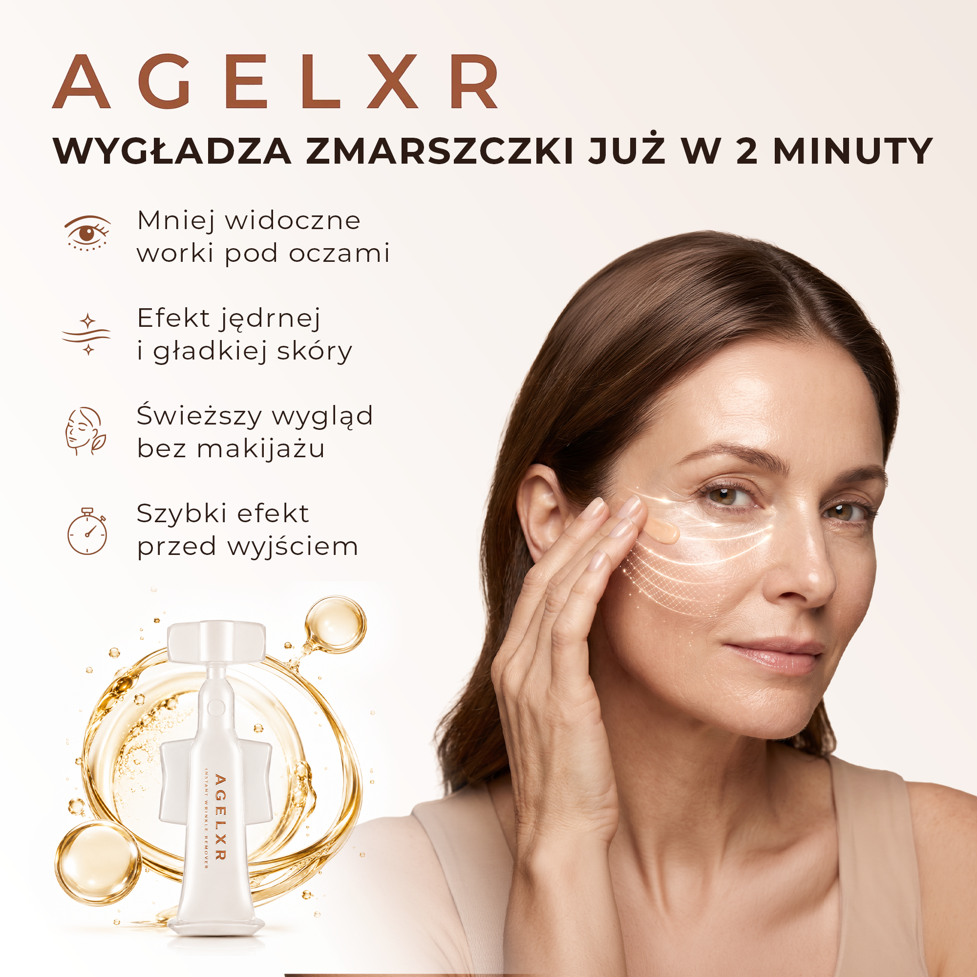 Serum Agelxr - Redukcja Zmarszczek w 2 Minuty - SK2